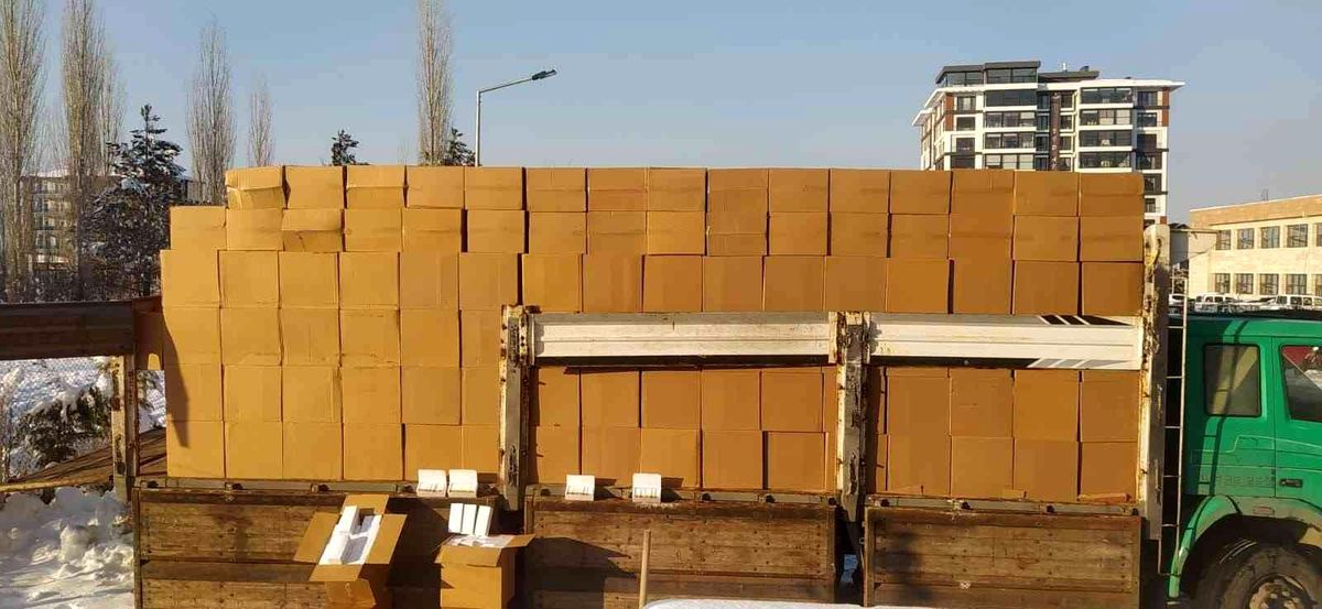 6 milyon 200 bin adet kaçak makaron ele geçirildi