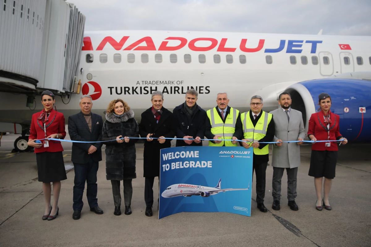 AnadoluJet\'in Belgrad-Ankara uçuşları başladı