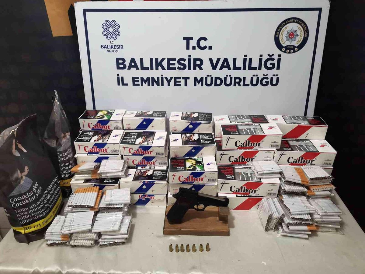 Balıkesir\'de kaçak tütün operasyonu