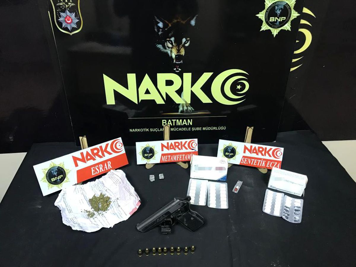 Son dakika! Batman\'da uyuşturucu operasyonu