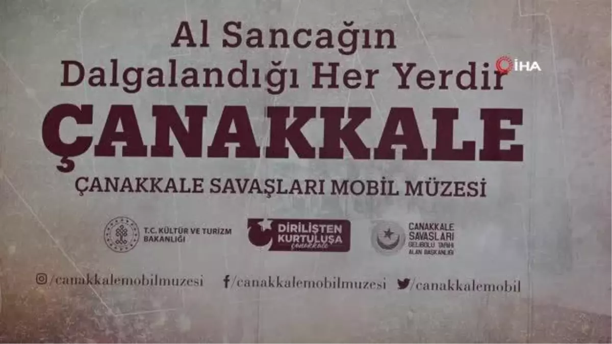 "Çanakkale Savaşları Mobil Müze Tırı" Van\'da