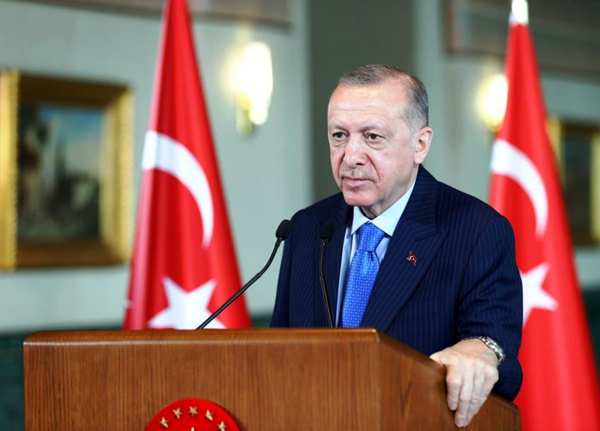 Cumhurbaşkanı Erdoğan, TURKOVAC aşısına acil kullanım onayı verilmesi ve aşının seri üretimine başlanması törenine canlı bağlantı ile katıldı