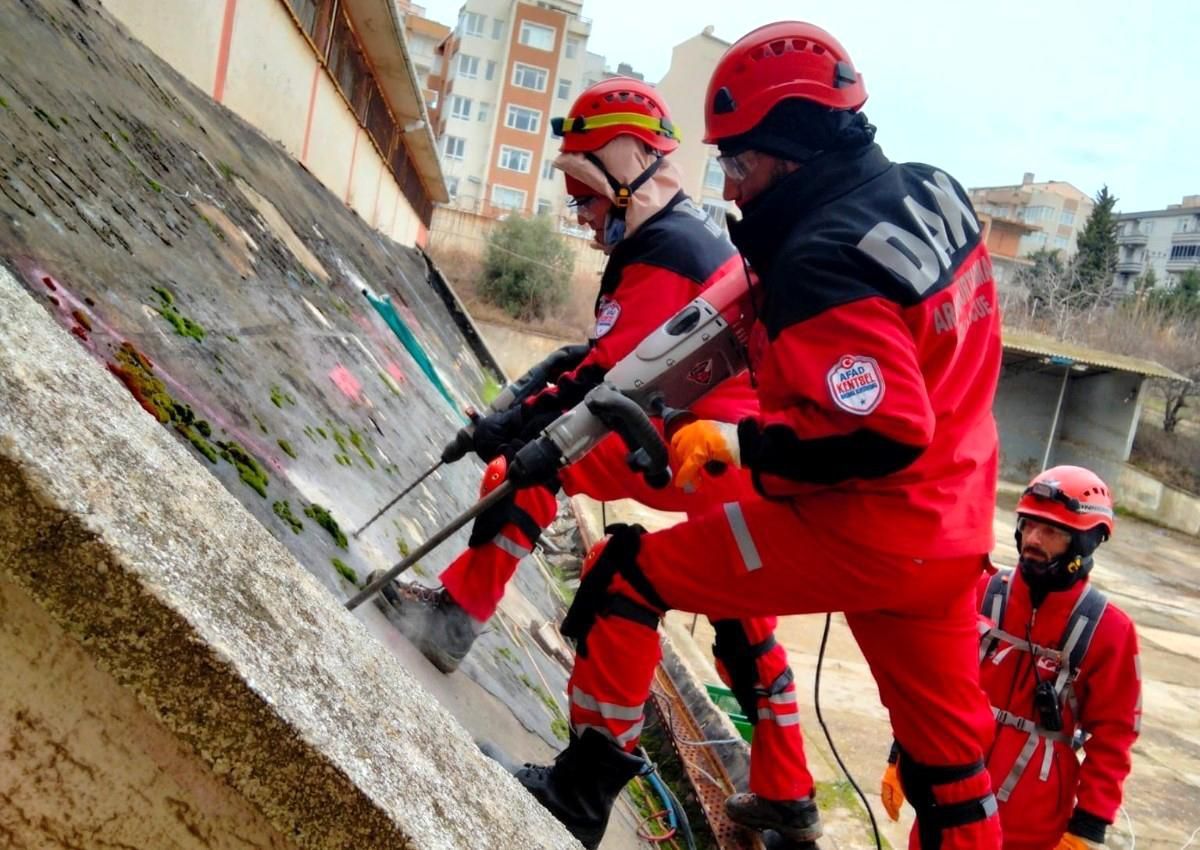 DAK ekipleri Tekirdağ\'da tecrübelerini arttırdı