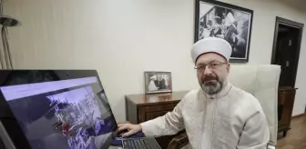 Diyanet İşleri Başkanı Erbaş, AA'nın 'Yılın Fotoğrafları' oylamasına katıldı