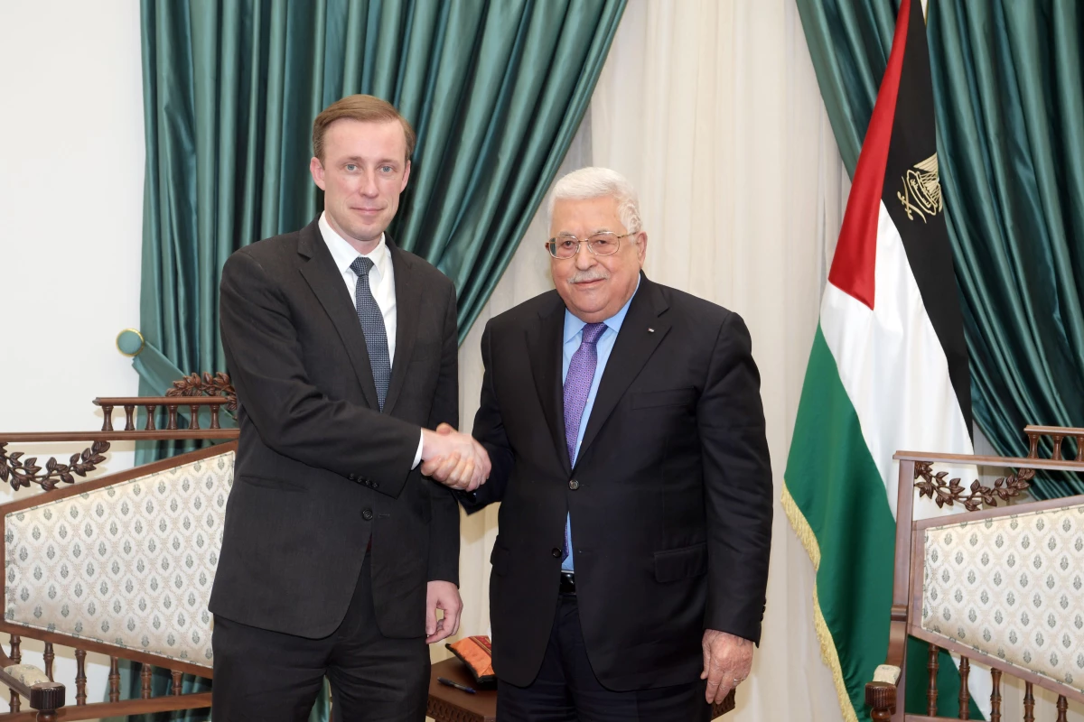 Filistin Devlet Başkanı Abbas, ABD Ulusal Güvenlik Danışmanı Sullivan\'ı kabul etti