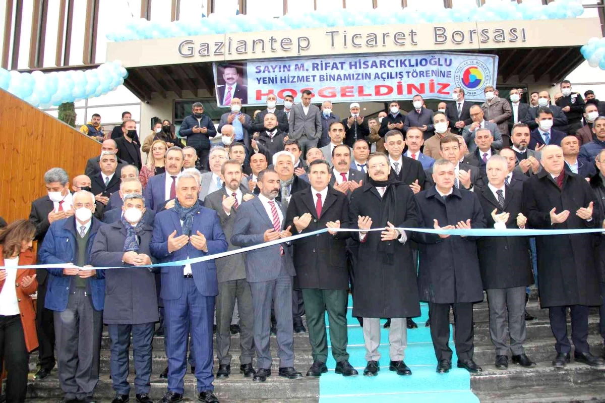 Gaziantep Ticaret Borsası\'nın yeni hizmet binası görkemli törenle açıldı