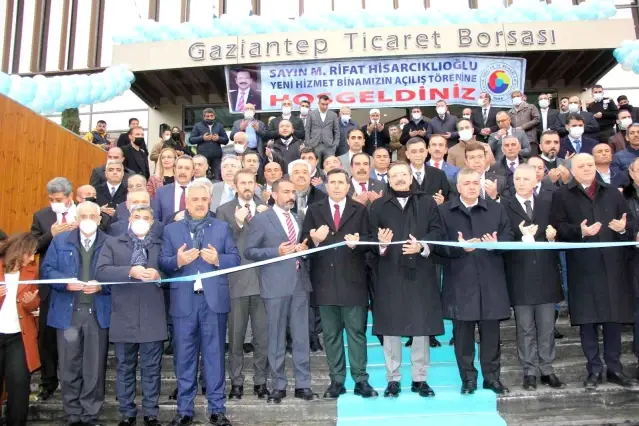 Gaziantep Ticaret Borsası'nın yeni hizmet binası törenle açıldı