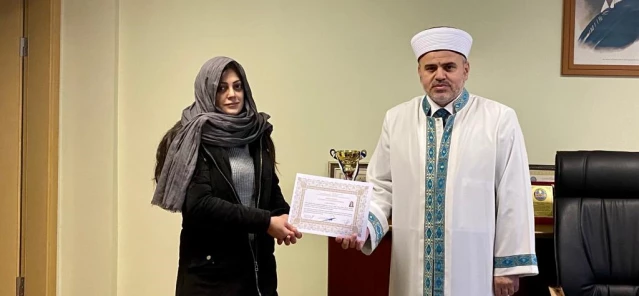 Gürcistanlı kadın Mudanya'da Müslüman olup Meryem ismini aldı