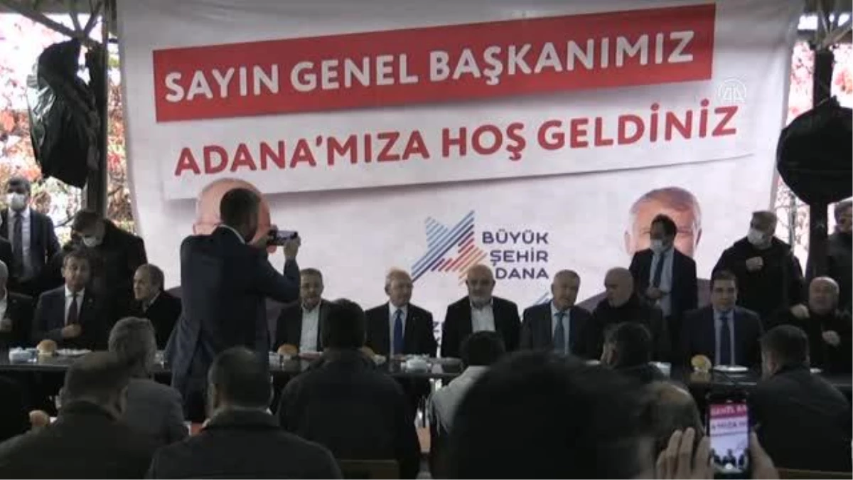 CHP Genel Başkanı Kılıçdaroğlu, Adana\'da kamyon şoförleriyle buluştu: (1)