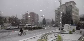 Mazıdağı'nda kar yağışı