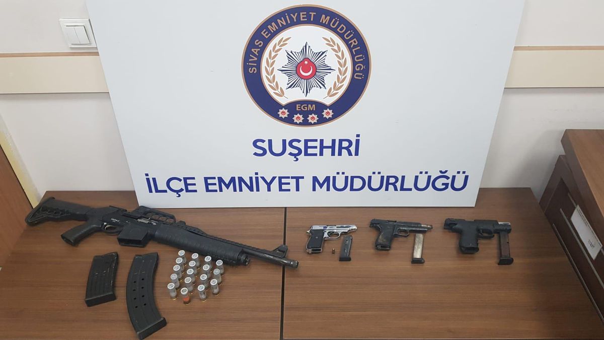 Son dakika haber... Sivas\'ta silah kaçakçılığı operasyonunda 1 şüpheli gözaltına alındı