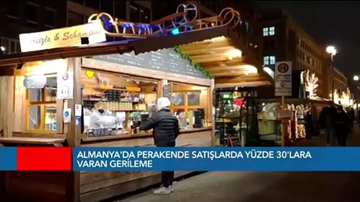 Almanya\'da Noel Öncesi Perakende Satışlarda Gerileme