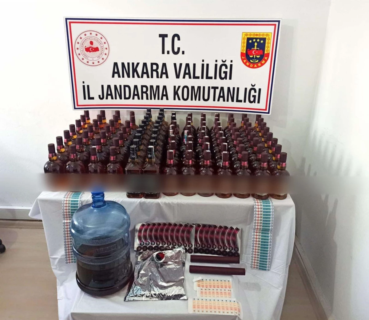 Son dakika haber | Ankara\'da sahte içki operasyonunda 2 kişi yakalandı