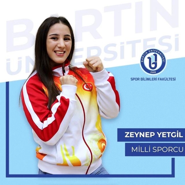 Bartın Üniversitesi öğrencisi Zeynep Yetgil, Türkiye Şampiyonu oldu