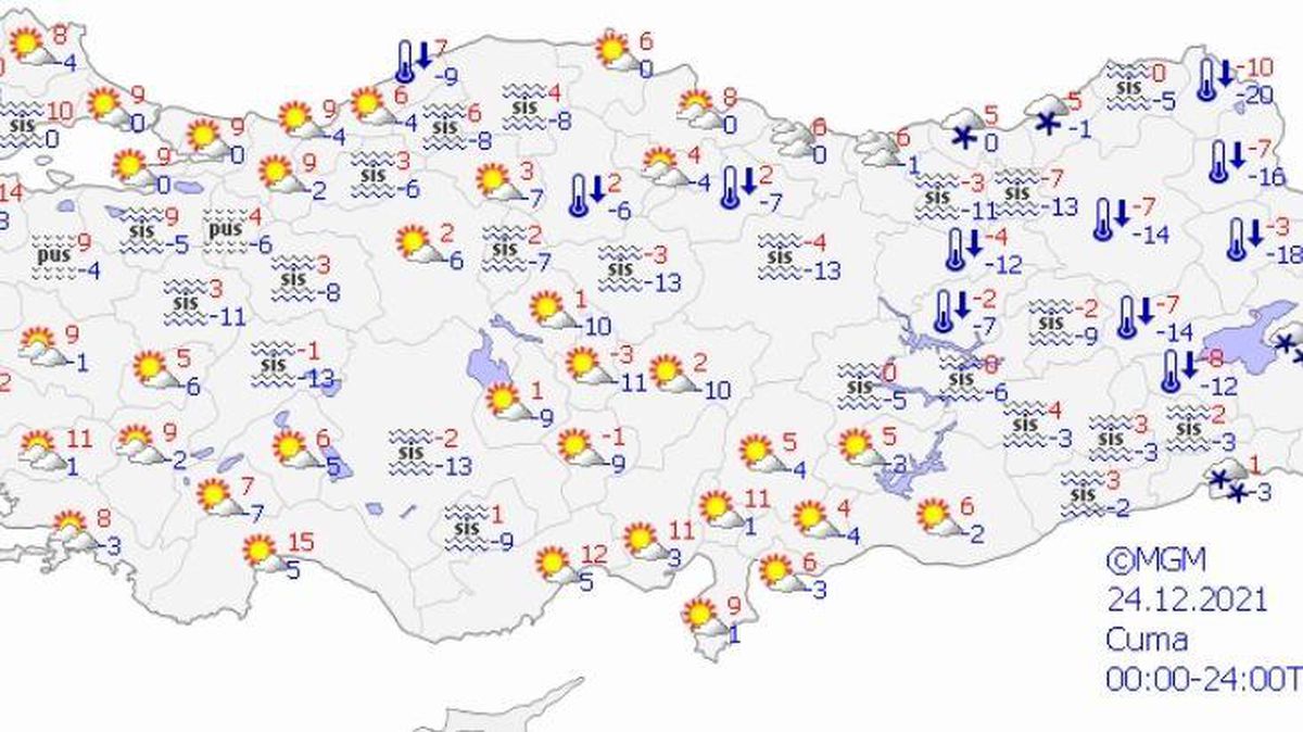 Bugün hava nasıl olacak? İşte haftanın son gününde Türkiye