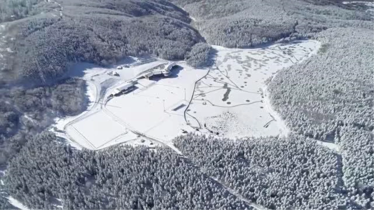 Drone - Topuk Yaylası\'ndaki gölet buz tuttu