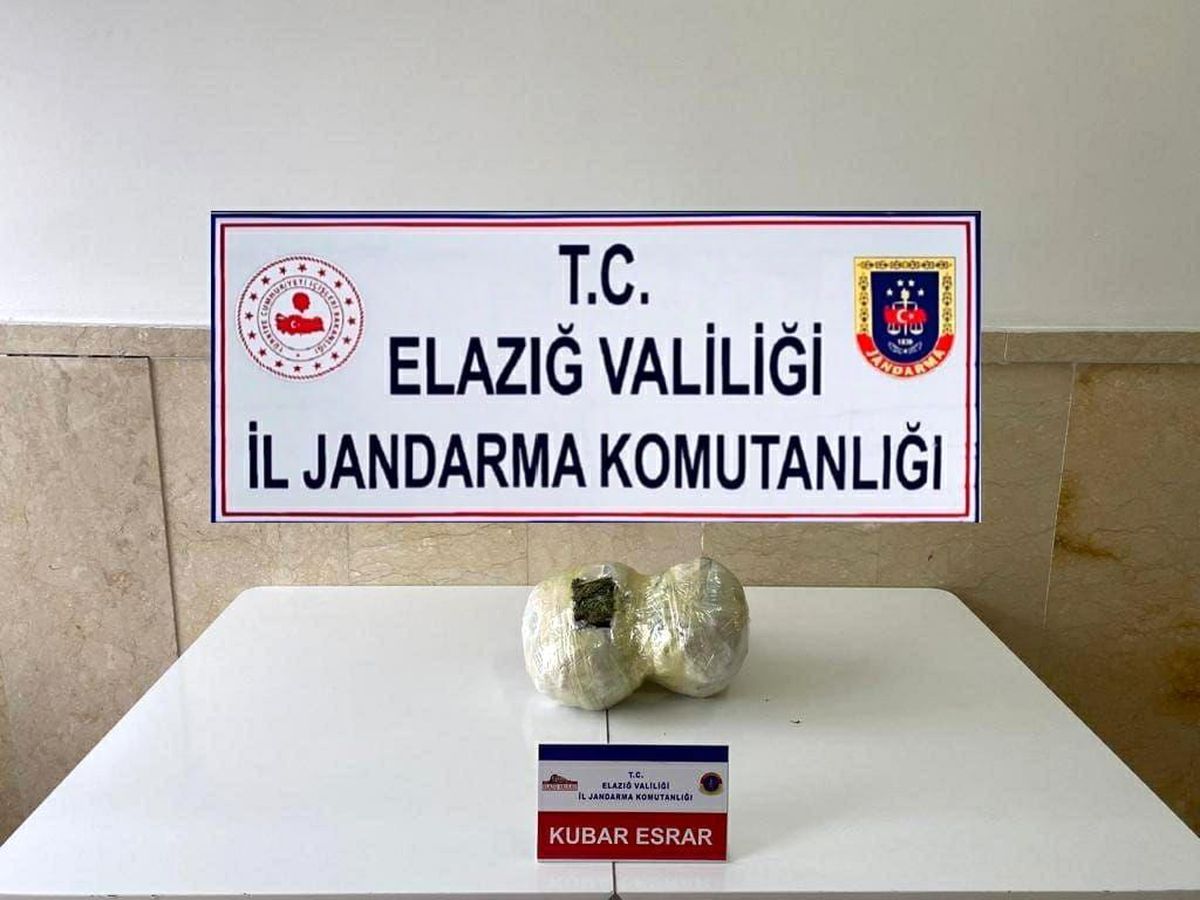 Elazığ\'da 1 kilo 700 gram uyuşturucu madde ele geçirildi