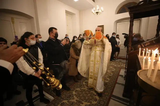 Antakya Ortodoks Kilisesi'nde Noel ayini yapıldı