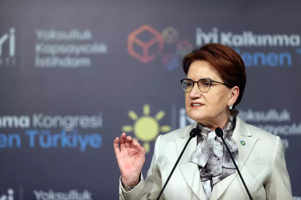 İYİ Parti Genel Başkanı Meral Akşener "İYİ Kalkınma Kongresi"nde konuştu