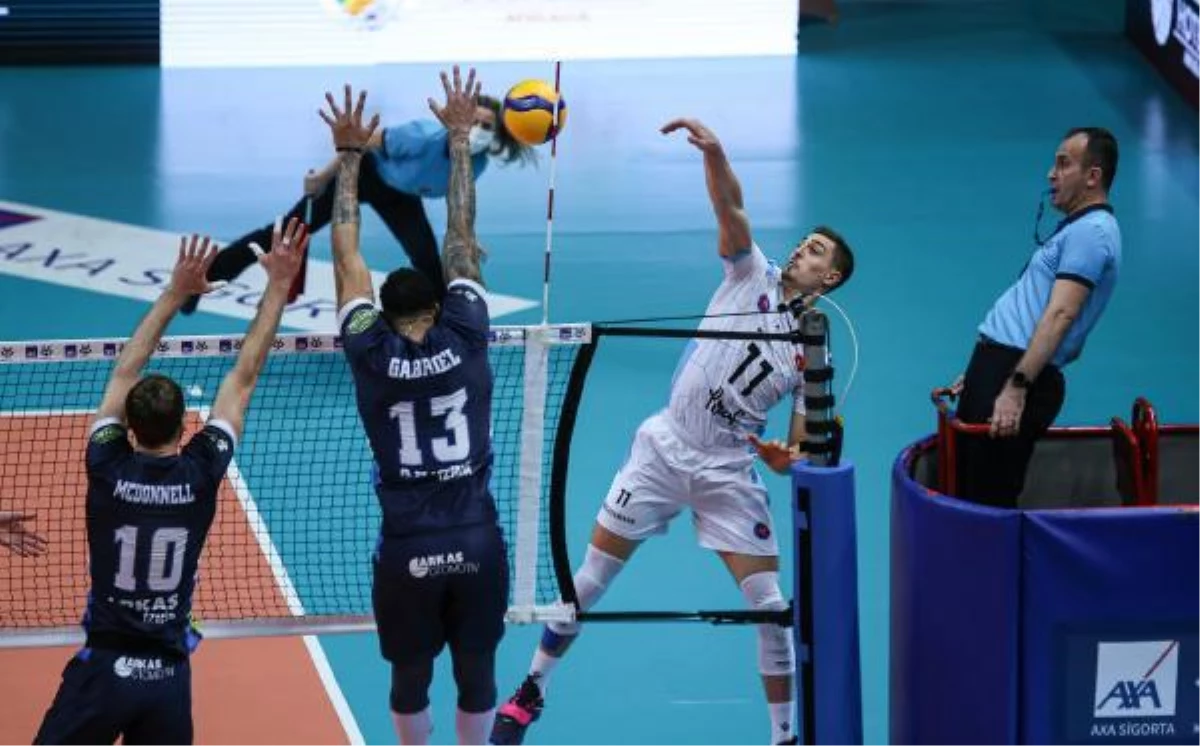 AXA Sigorta Erkekler Kupa Voley\'de çeyrek final müsabakaları tamamlandı