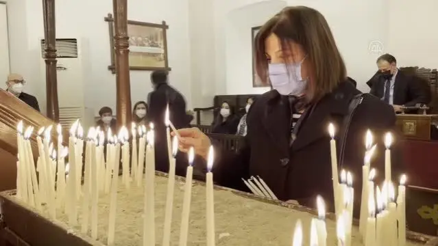 Antakya Ortodoks Kilisesi'nde Noel ayini yapıldı