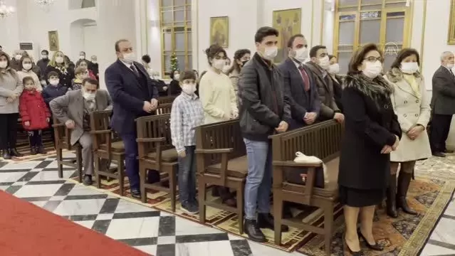 Antakya Ortodoks Kilisesi'nde Noel ayini yapıldı