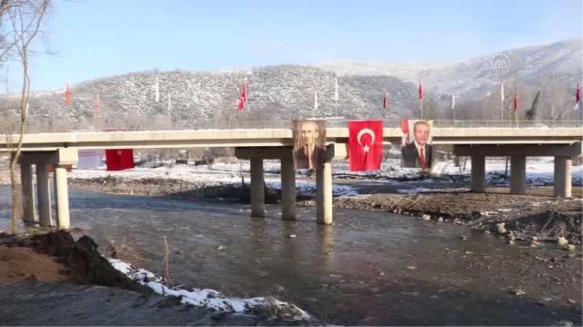 Ulaştırma ve Altyapı Bakanı Karaismailoğlu, köprü açılışına katıldı