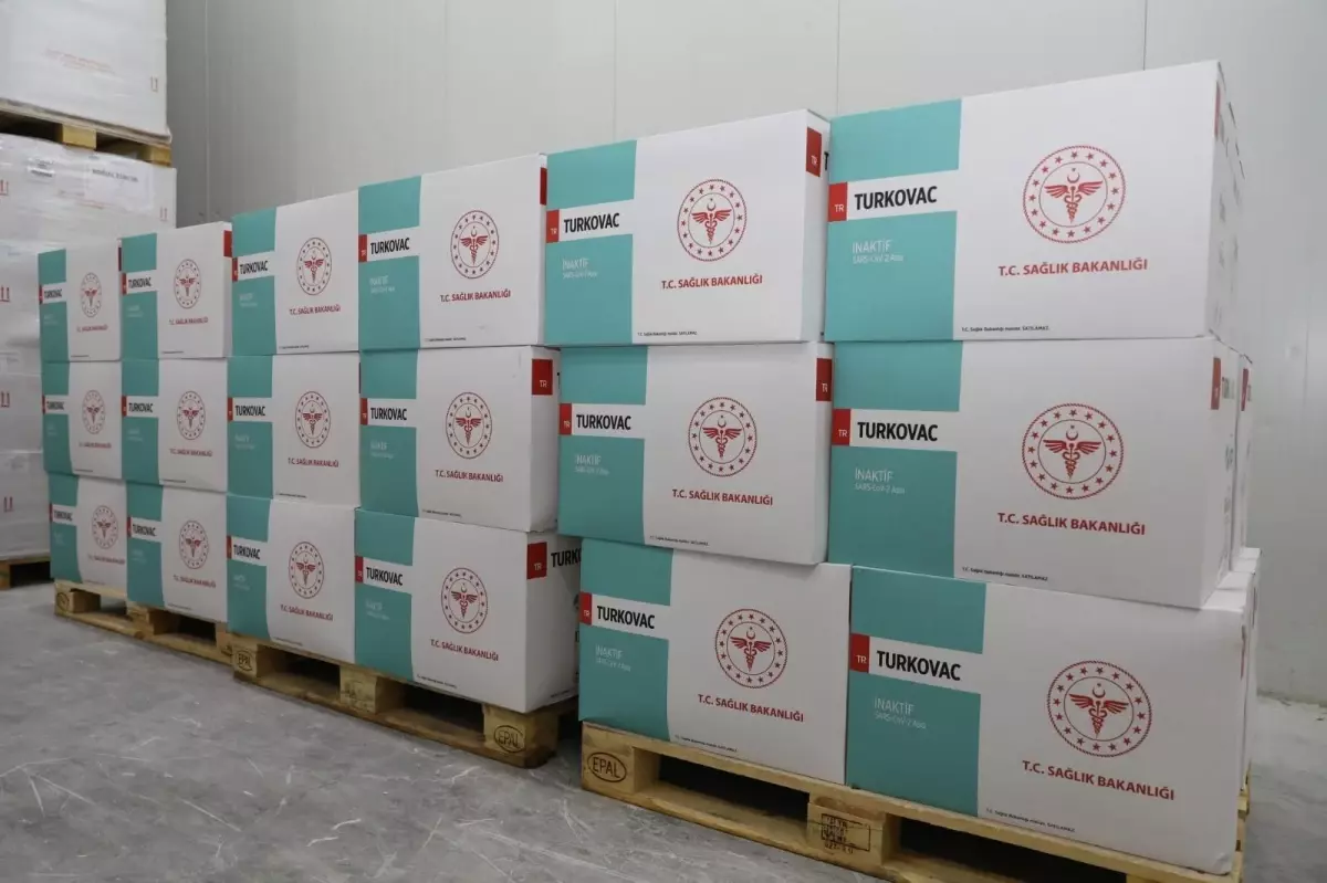 Yerli aşı TURKOVAC'ın ilk sevkiyatı Ankara'ya yapıldı