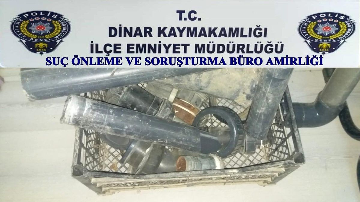 Isparta\'da hırsızlık yaptılar, Dinar\'da yakalandılar
