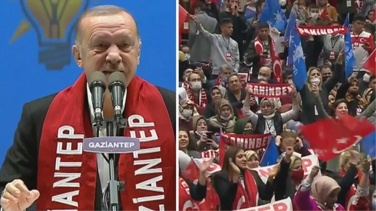 Salondaki zılgıt seslerine Cumhurbaşkanı Erdoğan'dan ilginç tepki: Bana atmıyorsunuz değil mi?