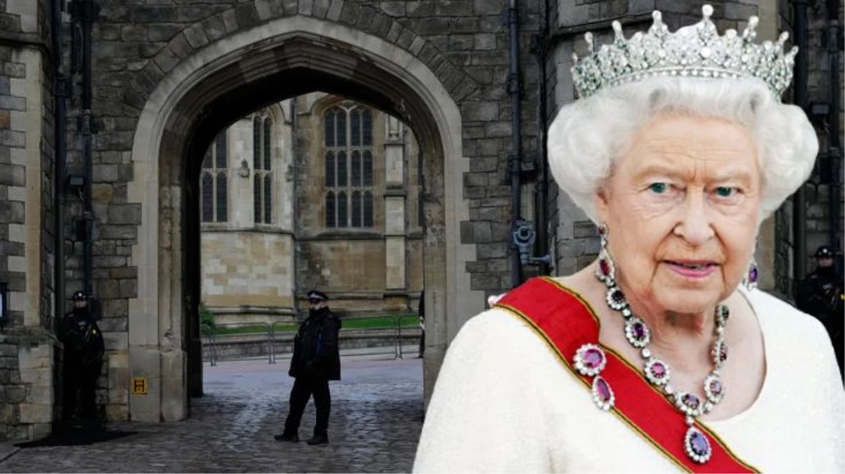 İngiltere Kraliçesi II. Elizabeth\'in bulunduğu Windsor Kalesi\'ne izinsiz giren silahlı şahıs tutuklandı