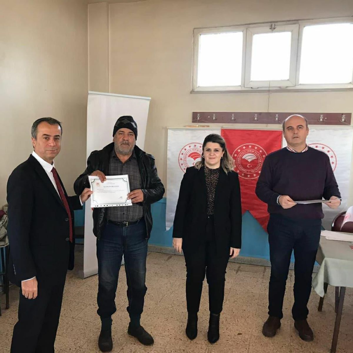 Vize\'de süt hijyeni eğitimi sertifika töreni yapıldı