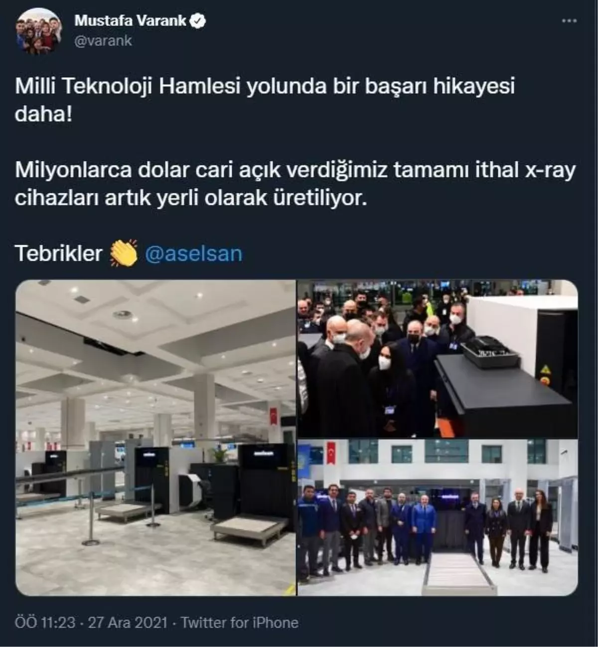 Bakan Varank X-Ray cihazları artık yerli olarak üretiliyor