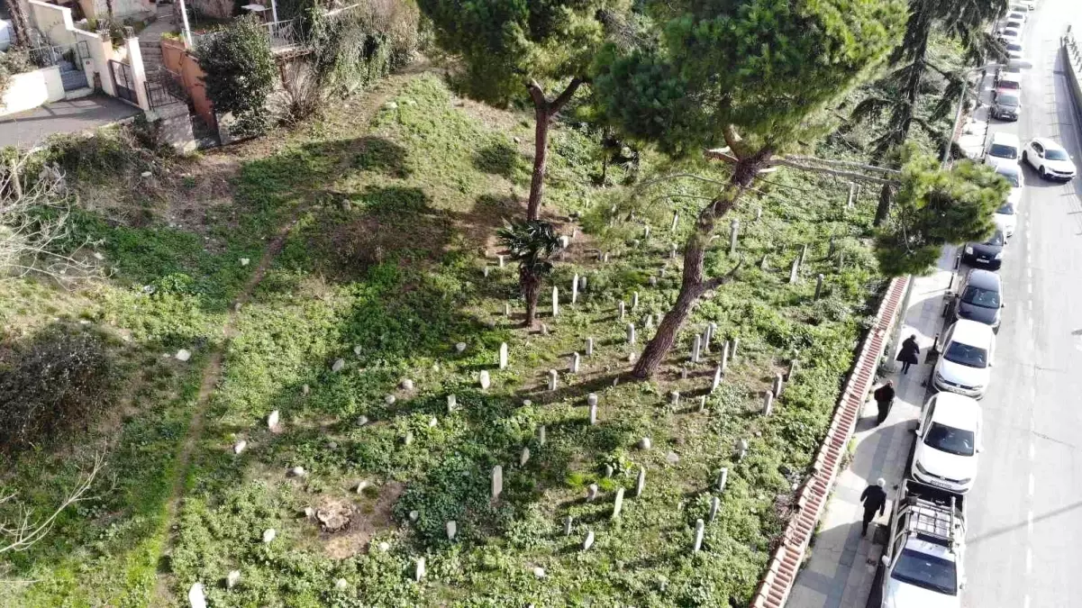 Beykoz\' da tarihi mezarlık definecilerin talanına uğradı