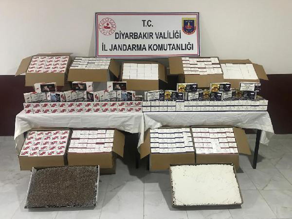 Diyarbakır\'da 130 bin kaçak makaron ele geçirildi