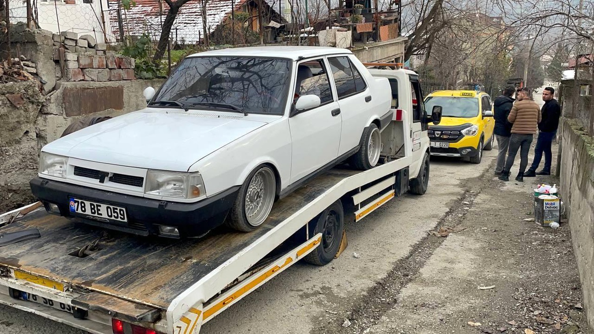 Dur ihtarına uymayan sürücüye para cezası kesildi