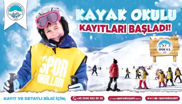 Erciyes Kayak Okulu'nda kurs kayıtları başladı