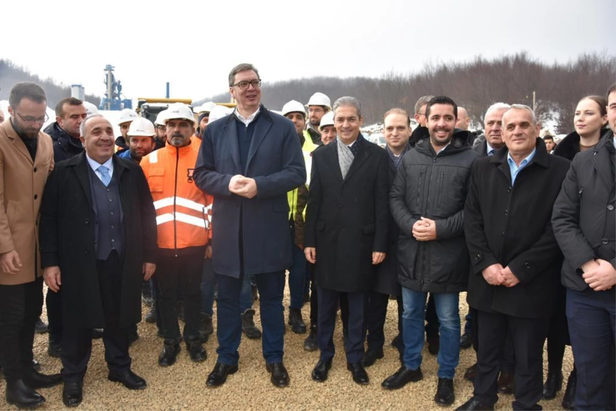 Sırbistan Cumhurbaşkanı Vuçiç, Yeni Pazar-Tutin Otoyolu\'nu ziyaret etti