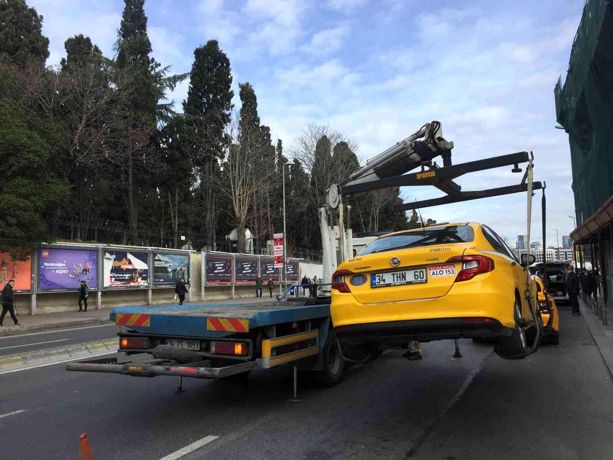 Şişli\'de ticari taksilere denetim