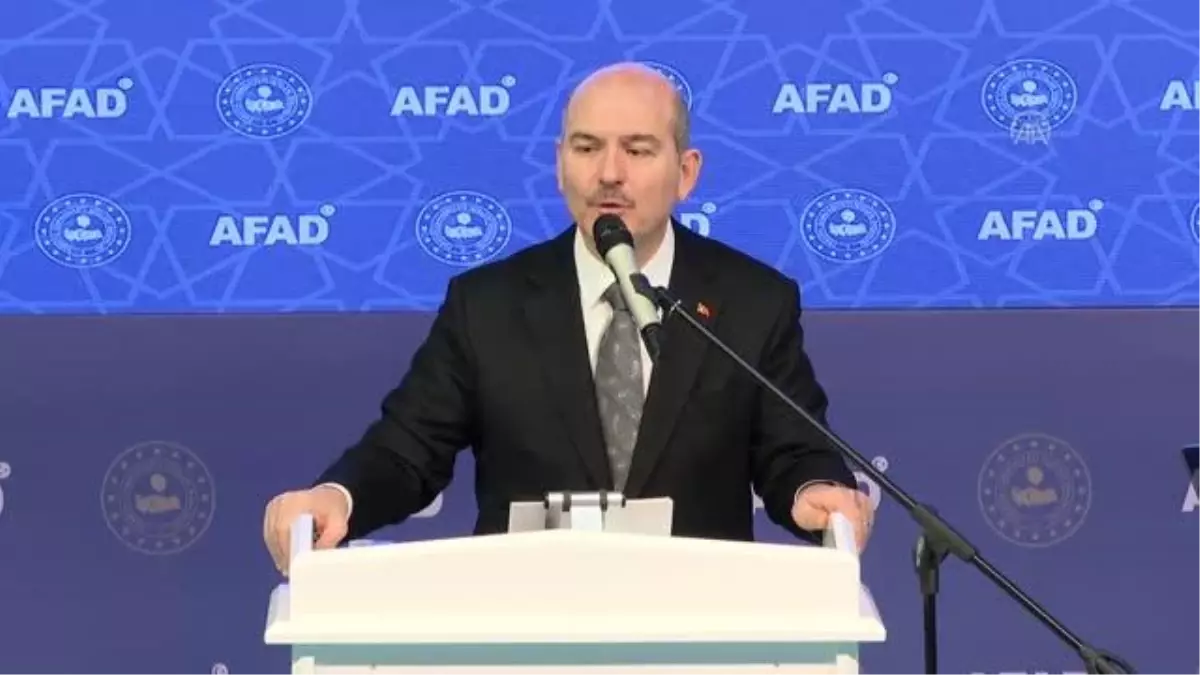 Soylu: "2022\'yi Afet Tatbikat Yılı olarak belirledik"