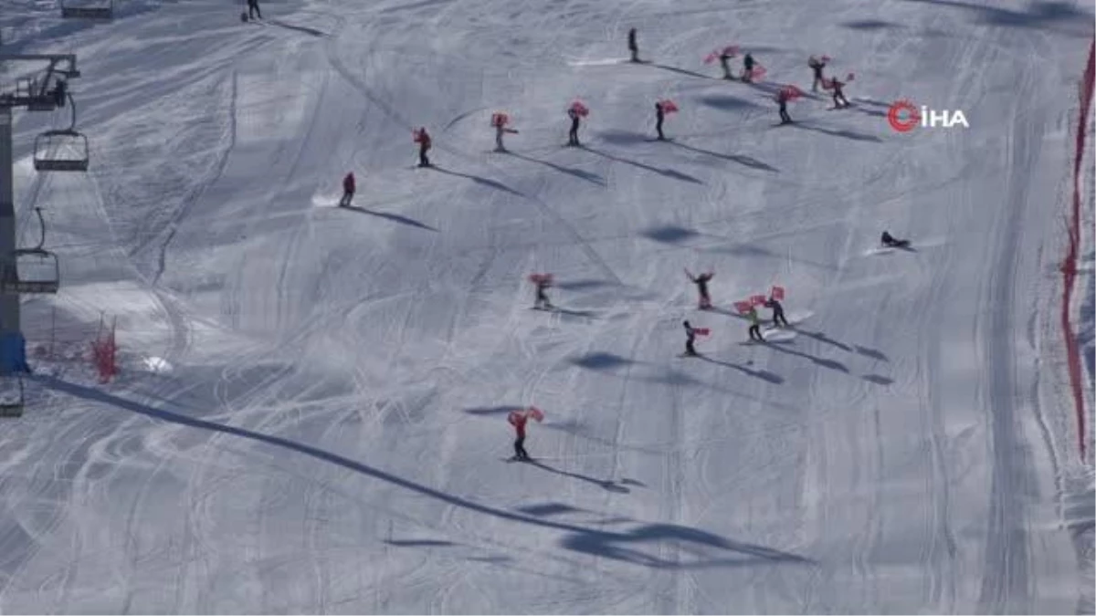 Doğu Anadolu\'nun gözdesi Hesarek\'te kayak sezonu açıldı