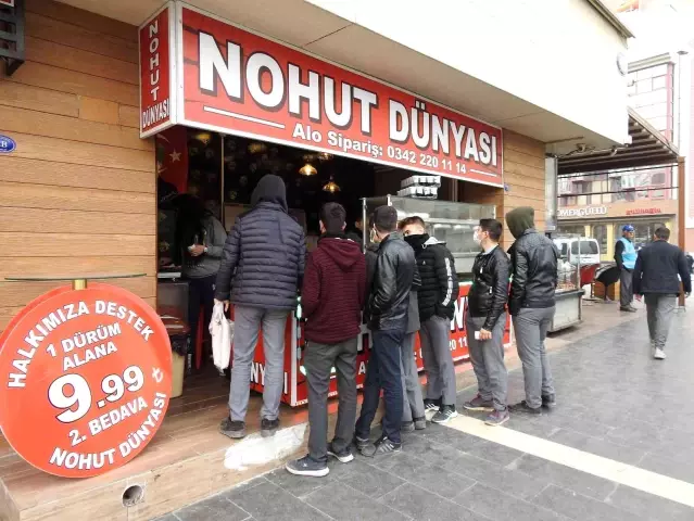 Dolar düştü, nohut dürümde kampanya başladı