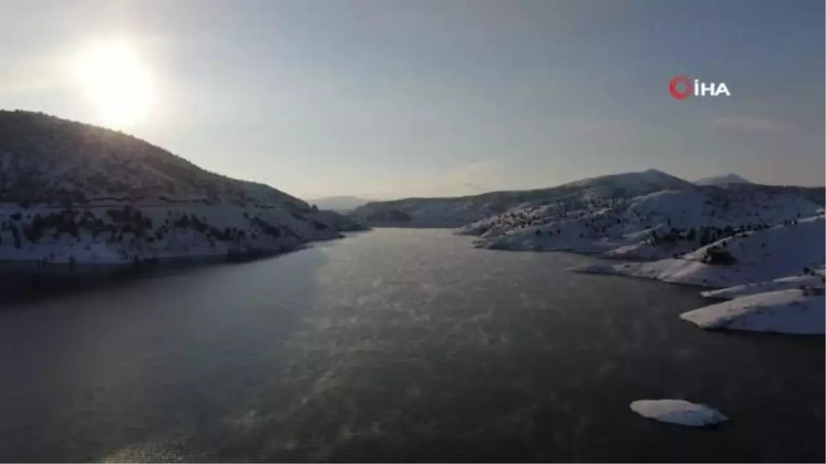 Son dakika... Dondurucu soğukta gün batımı görsel ziyaret sundu