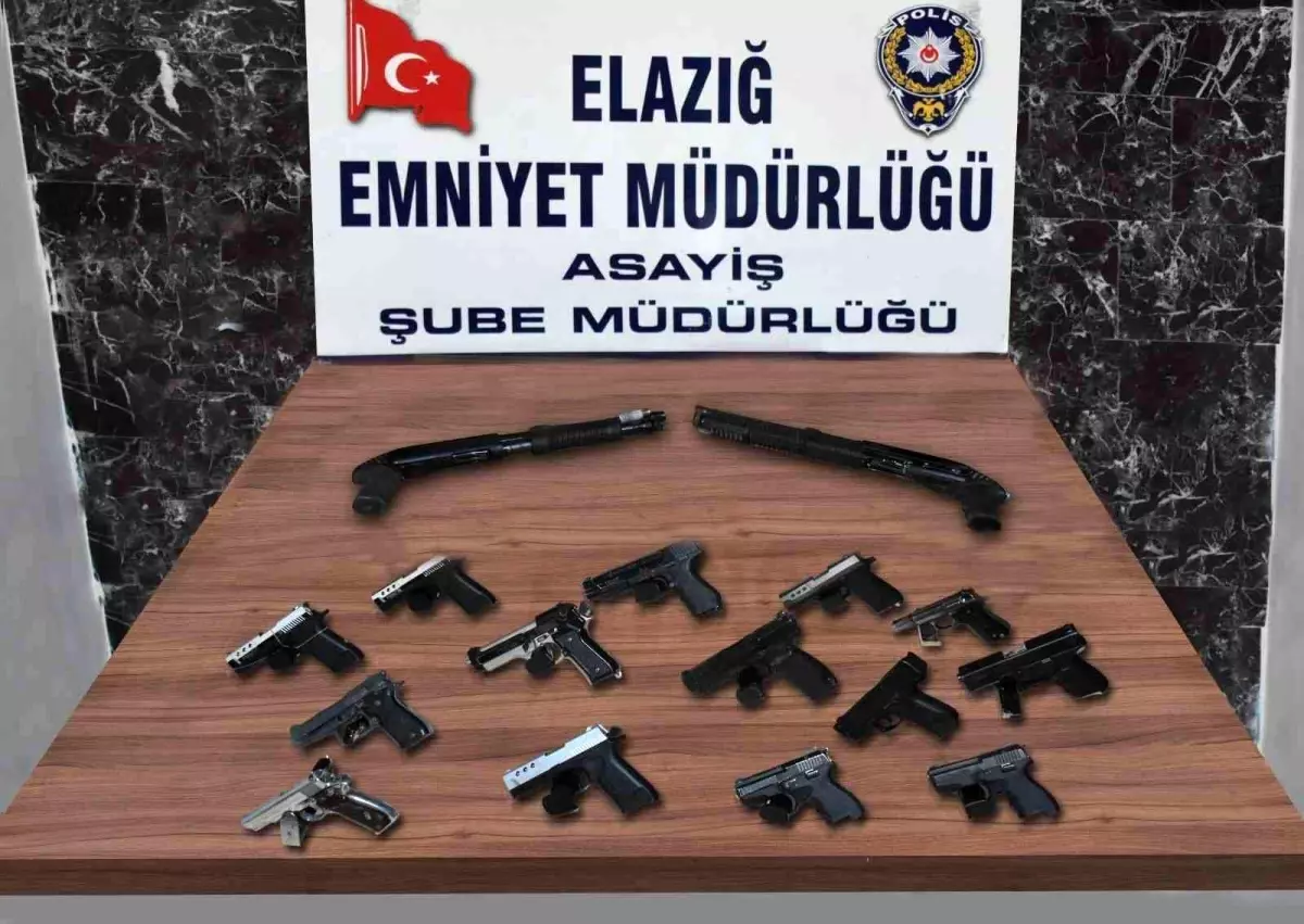 Elazığ\'da asayiş ve şok uygulamaları: 124 kişi yakalandı