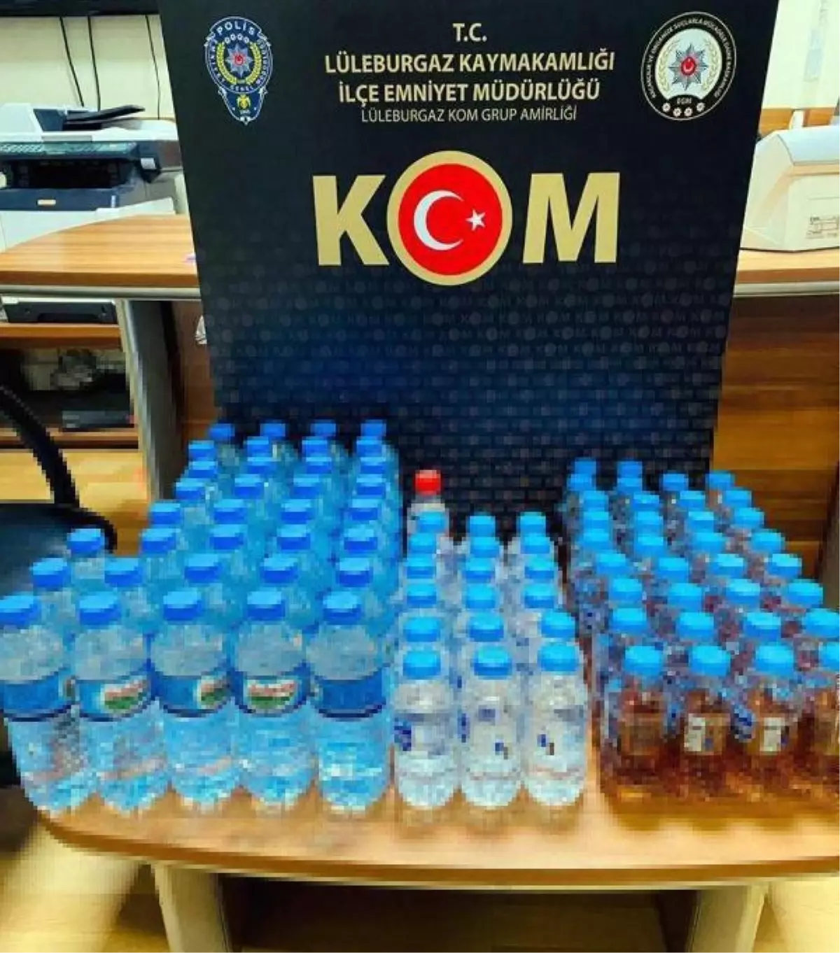 Kırklareli\'de 645 litre sahte içki ele geçirildi; 16 gözaltı