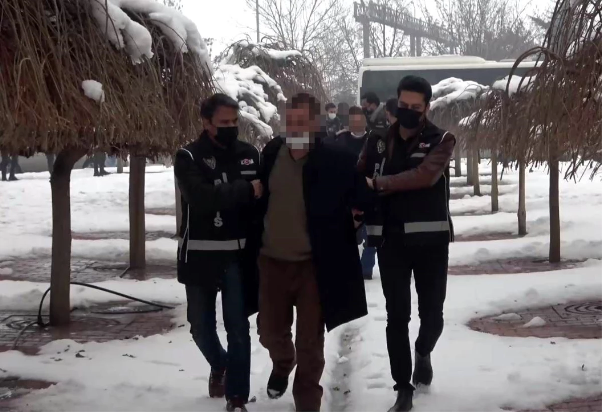 Konya\'da "Tırpan" operasyonunda 9 kişi tutuklandı