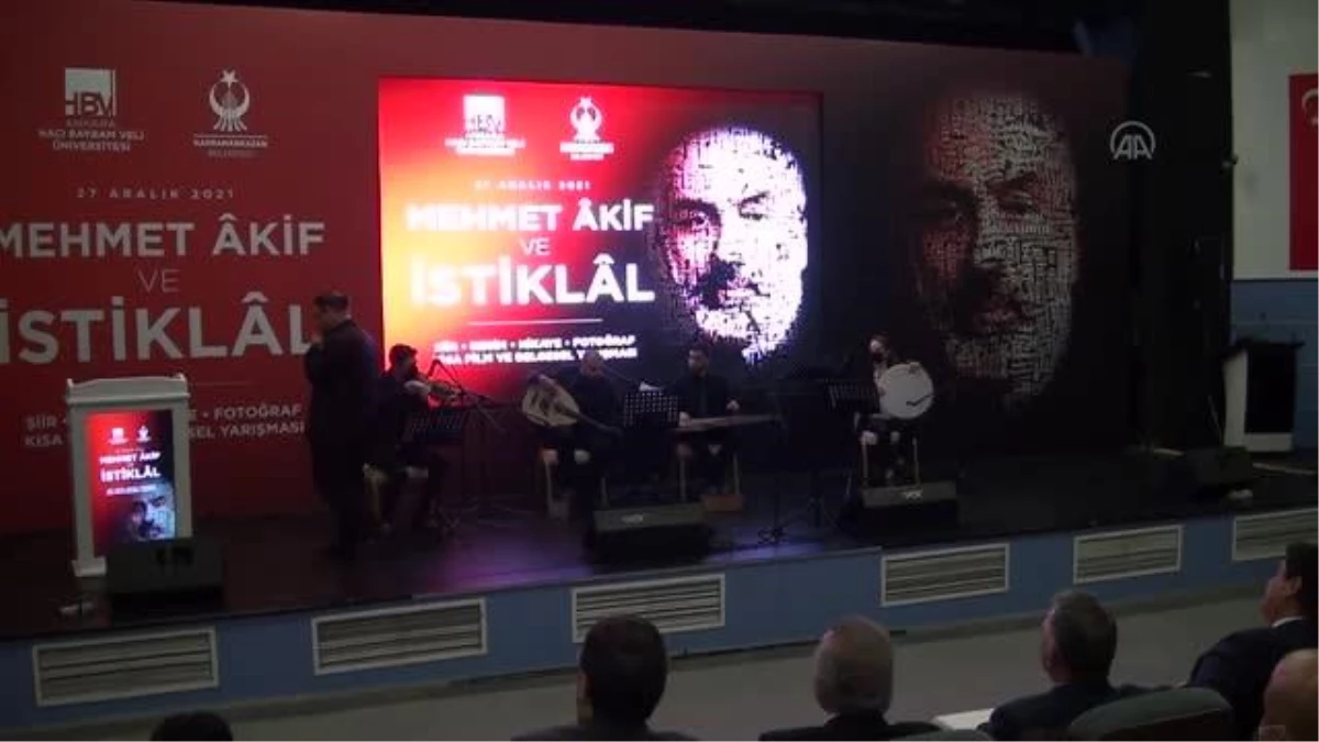 "Mehmet Akif ve İstiklal" konulu yarışmada dereceye girenlere ödülleri verildi