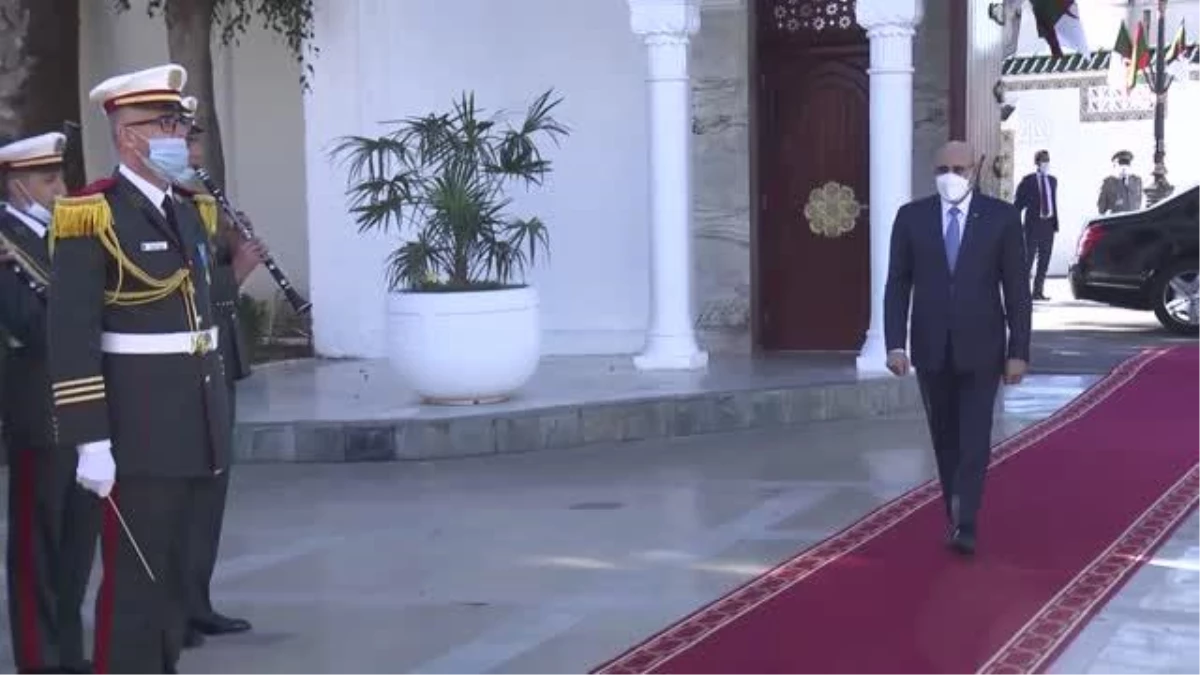 Son dakika haberi: Moritanya Cumhurbaşkanı Ould Ghazouani, Cezayir\'de