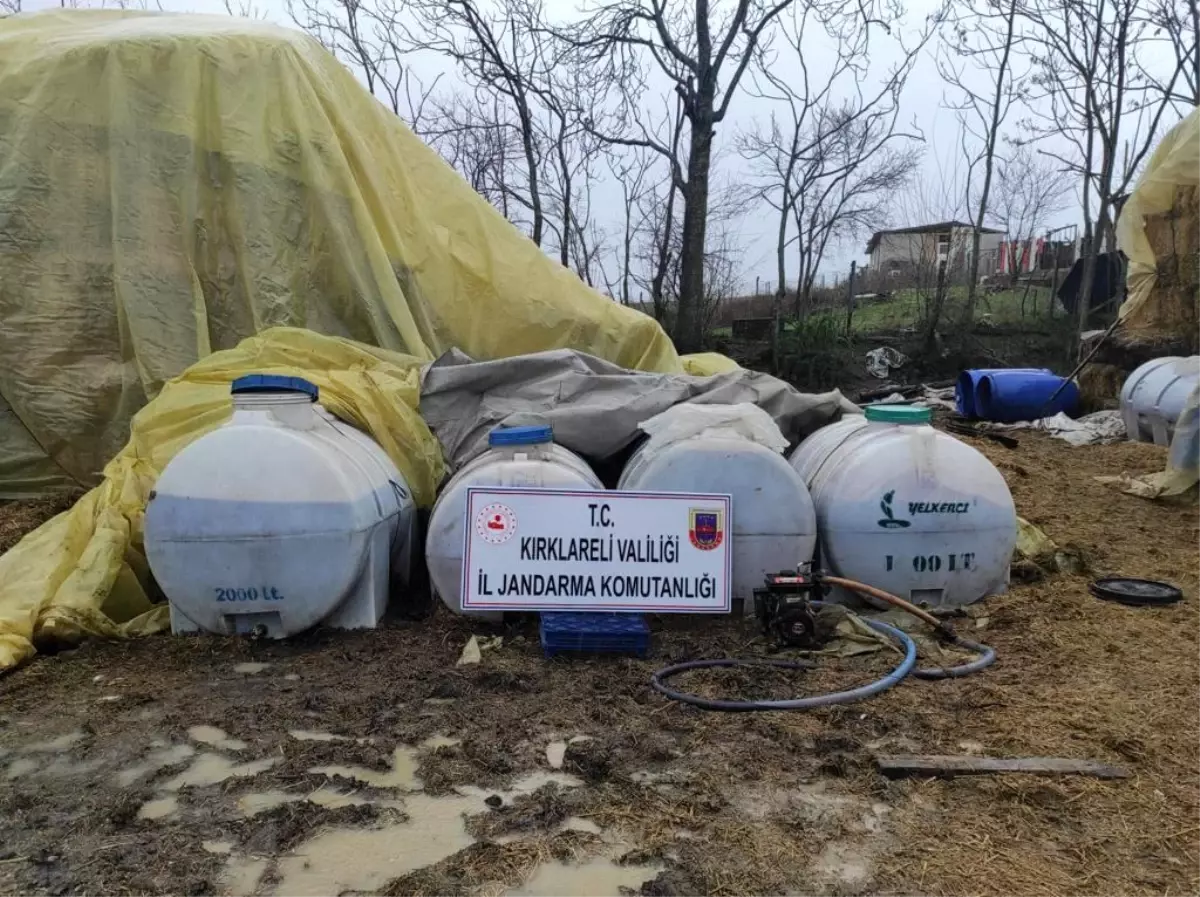 KIRKLARELİ - 20 ton 210 litre kaçak içki ele geçirildi