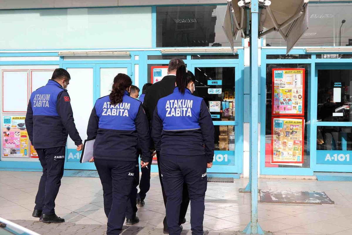 Atakum zabıtasından fiyat denetimi